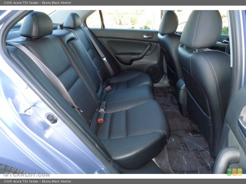 Ebony Black Interior Photo for the 2006 Acura TSX Sedan #54239595
