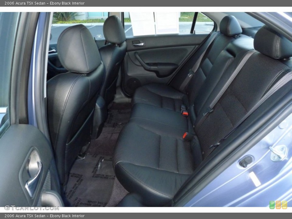 Ebony Black Interior Photo for the 2006 Acura TSX Sedan #54239604