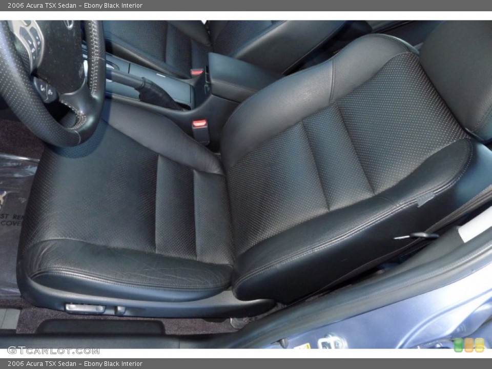 Ebony Black Interior Photo for the 2006 Acura TSX Sedan #54239613