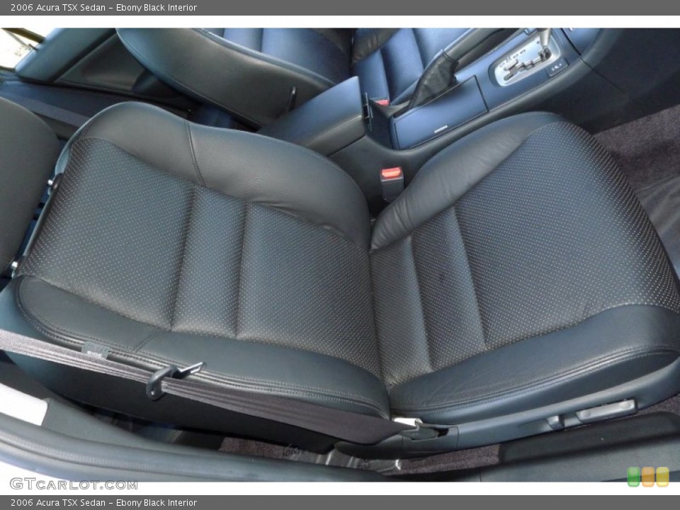 Ebony Black Interior Photo for the 2006 Acura TSX Sedan #54239622