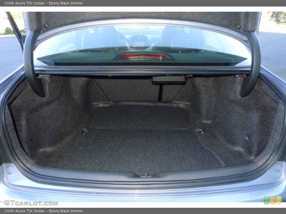 Ebony Black Interior Trunk for the 2006 Acura TSX Sedan #54239695