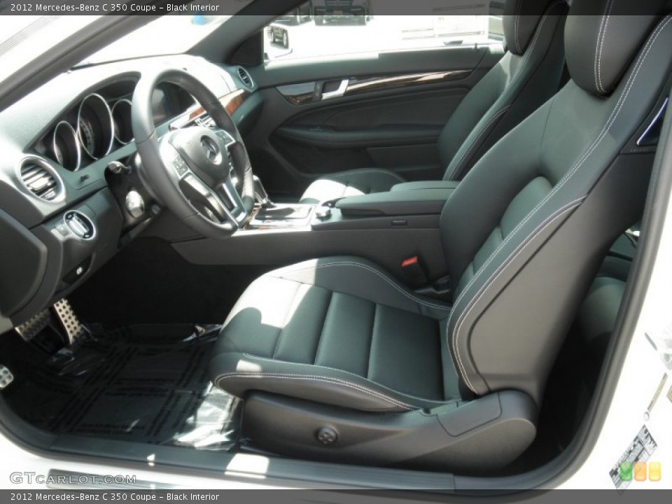 Black Interior Photo for the 2012 Mercedes-Benz C 350 Coupe #54240927