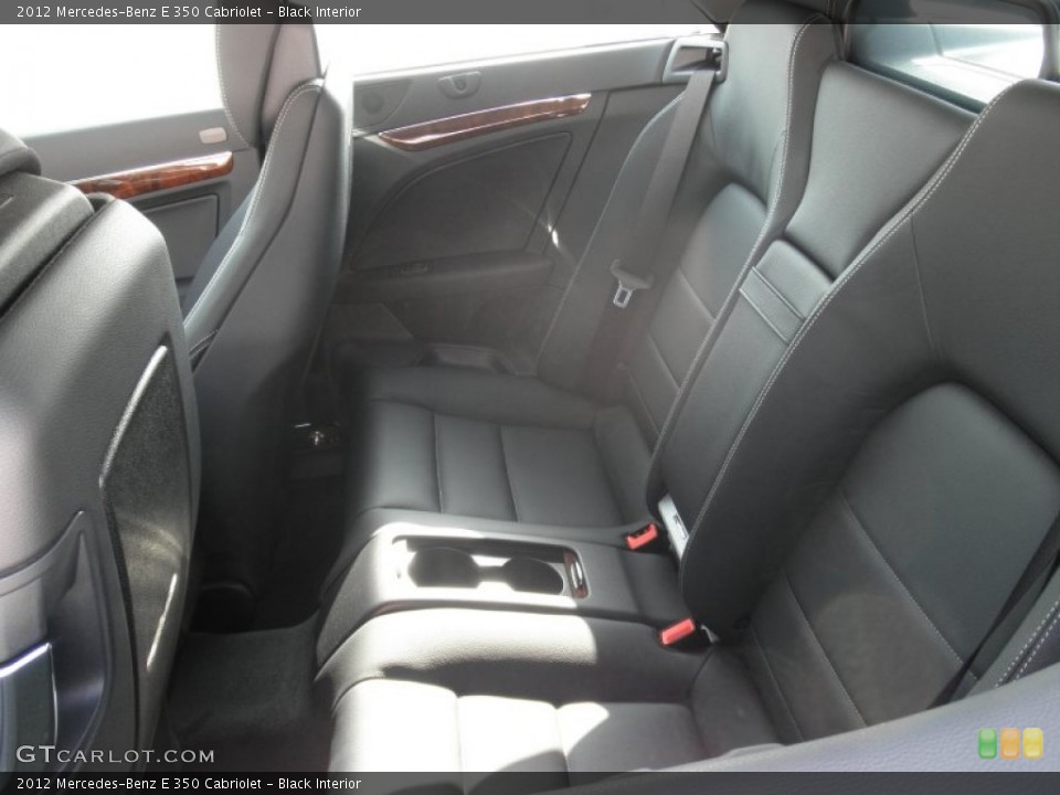 Black Interior Photo for the 2012 Mercedes-Benz E 350 Cabriolet #54241028
