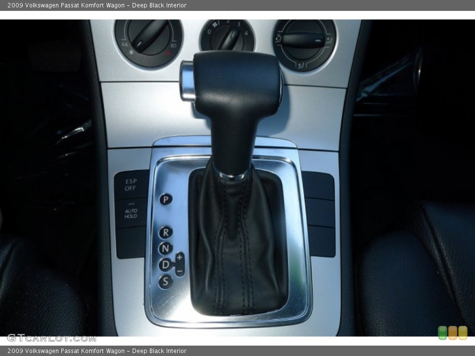 Deep Black Interior Transmission for the 2009 Volkswagen Passat Komfort Wagon #54241656