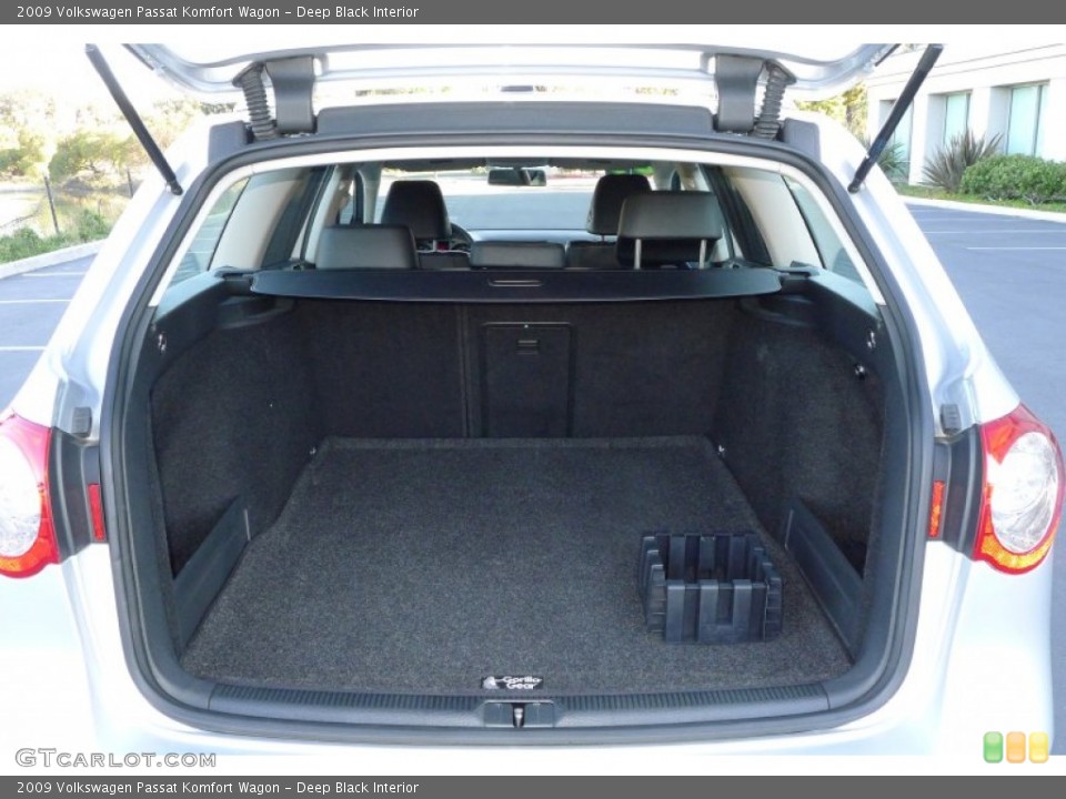 Deep Black Interior Trunk for the 2009 Volkswagen Passat Komfort Wagon #54241662