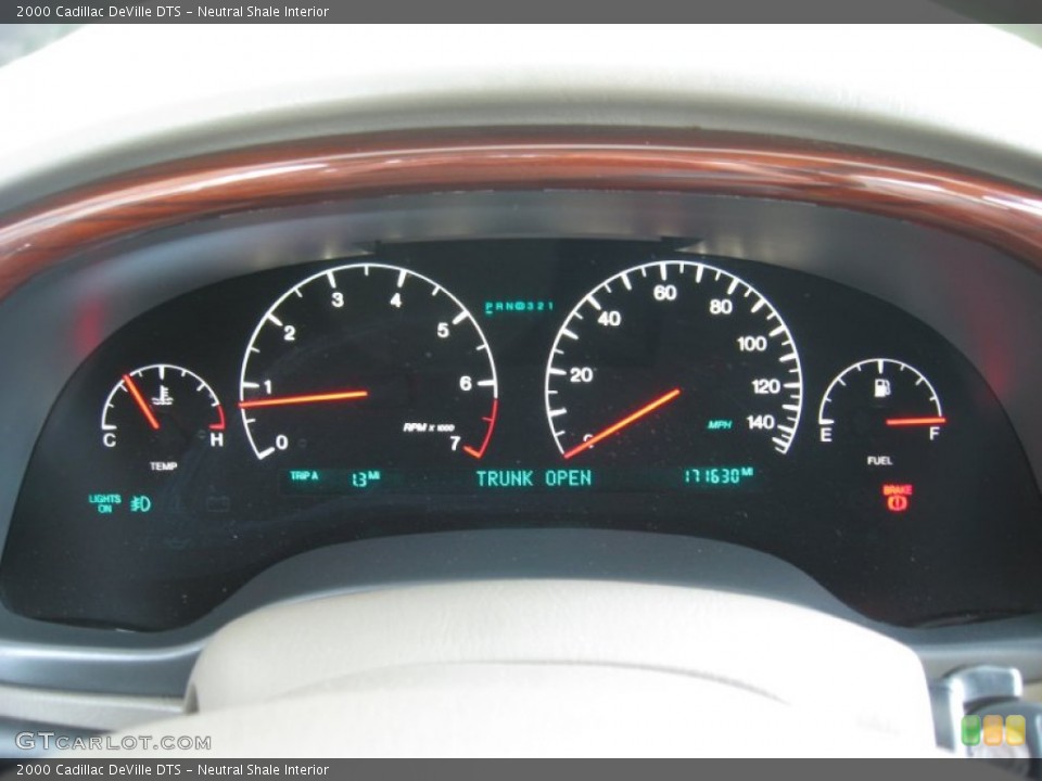 Neutral Shale Interior Gauges for the 2000 Cadillac DeVille DTS #54242645