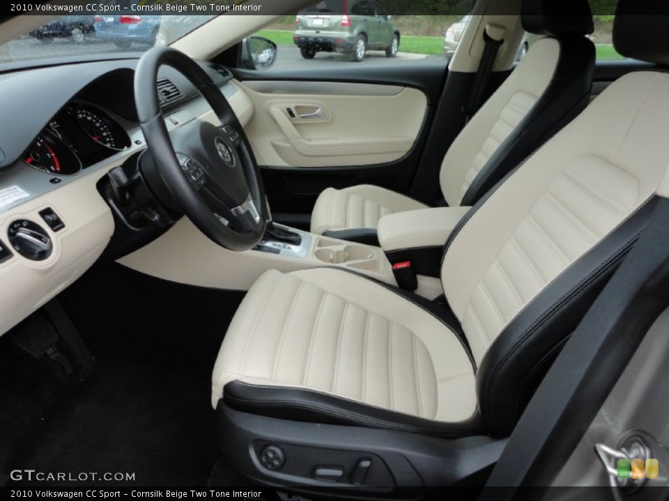 Cornsilk Beige Two Tone Interior Photo for the 2010 Volkswagen CC Sport #54242711