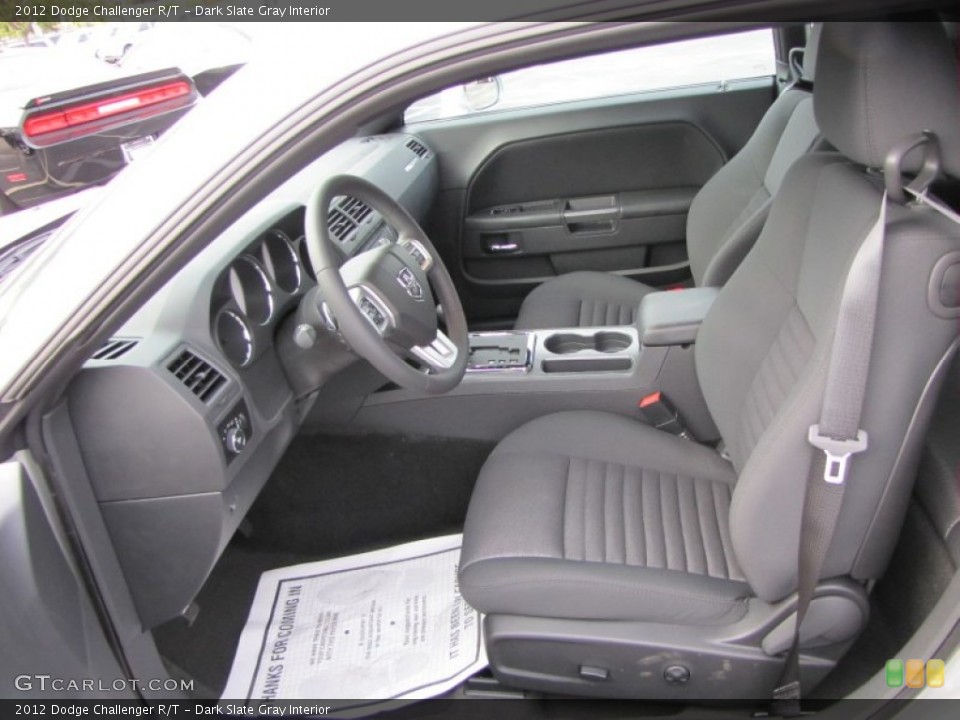 Dark Slate Gray Interior Photo for the 2012 Dodge Challenger R/T #54243569