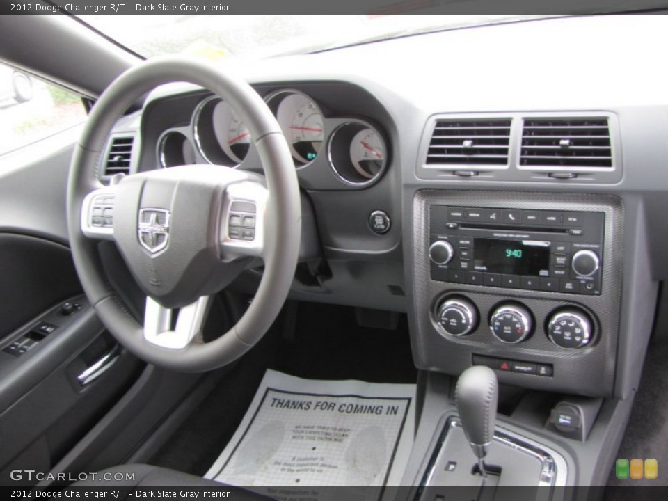 Dark Slate Gray Interior Dashboard for the 2012 Dodge Challenger R/T #54243584