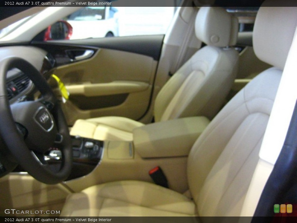 Velvet Beige Interior Photo for the 2012 Audi A7 3.0T quattro Premium #54243627