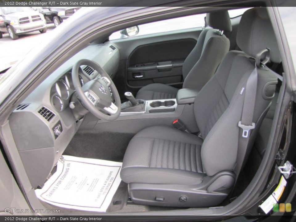 Dark Slate Gray Interior Photo for the 2012 Dodge Challenger R/T #54243770