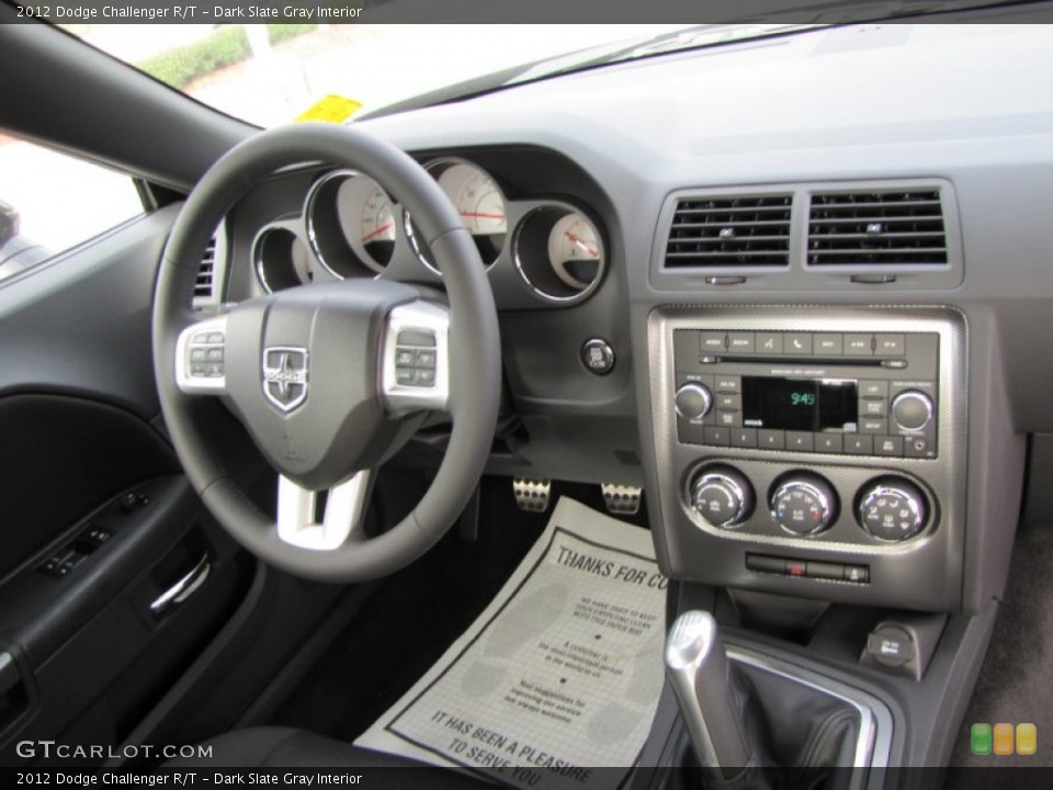Dark Slate Gray Interior Dashboard for the 2012 Dodge Challenger R/T #54243797
