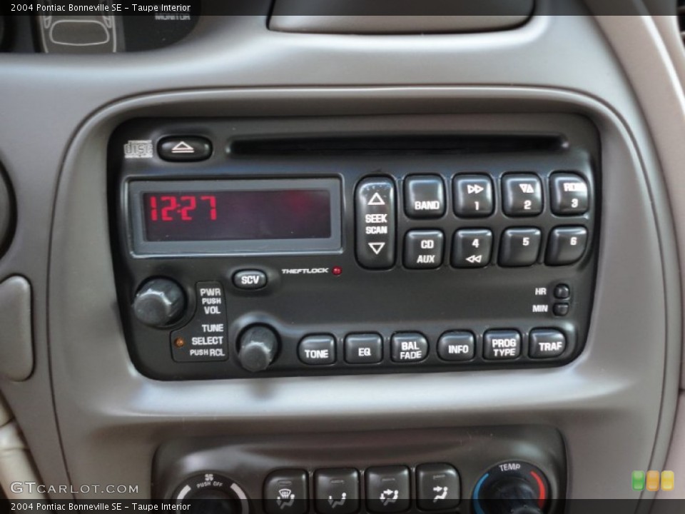 Taupe Interior Controls for the 2004 Pontiac Bonneville SE #54245863