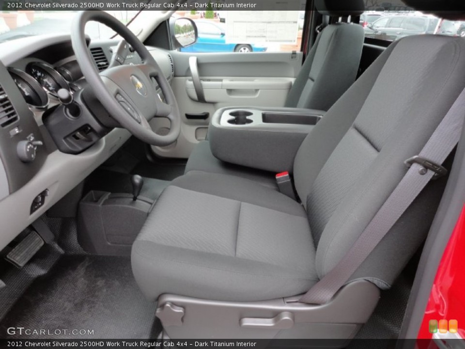 Dark Titanium Interior Photo for the 2012 Chevrolet Silverado 2500HD Work Truck Regular Cab 4x4 #54246662