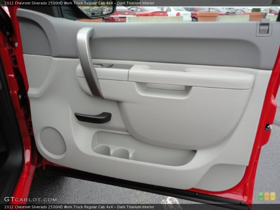 Dark Titanium Interior Door Panel for the 2012 Chevrolet Silverado 2500HD Work Truck Regular Cab 4x4 #54246719