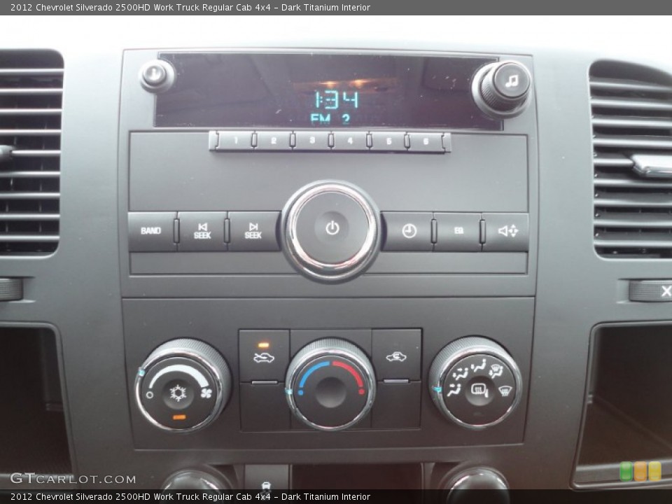 Dark Titanium Interior Audio System for the 2012 Chevrolet Silverado 2500HD Work Truck Regular Cab 4x4 #54246728