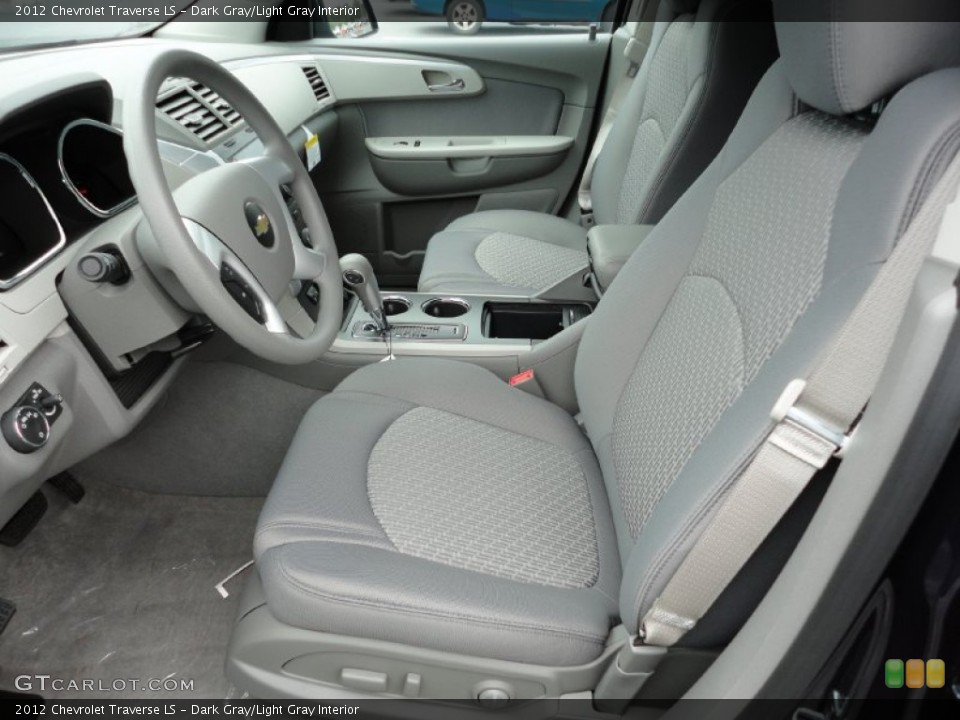 Dark Gray/Light Gray Interior Photo for the 2012 Chevrolet Traverse LS #54246850