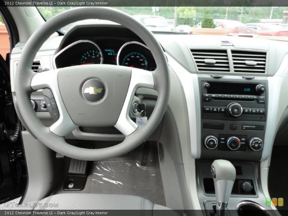 Dark Gray/Light Gray Interior Dashboard for the 2012 Chevrolet Traverse LS #54246859
