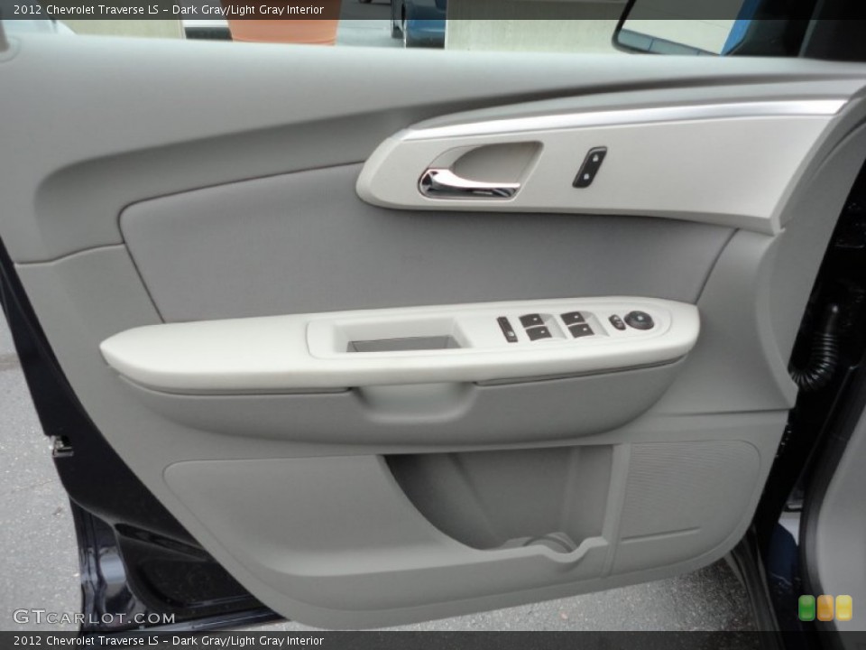 Dark Gray/Light Gray Interior Door Panel for the 2012 Chevrolet Traverse LS #54246869