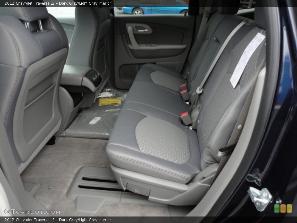 Dark Gray/Light Gray Interior Photo for the 2012 Chevrolet Traverse LS #54246881