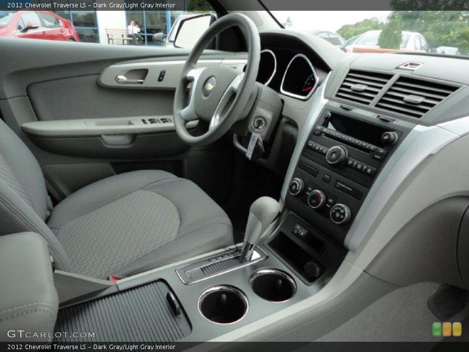 Dark Gray/Light Gray Interior Dashboard for the 2012 Chevrolet Traverse LS #54246908