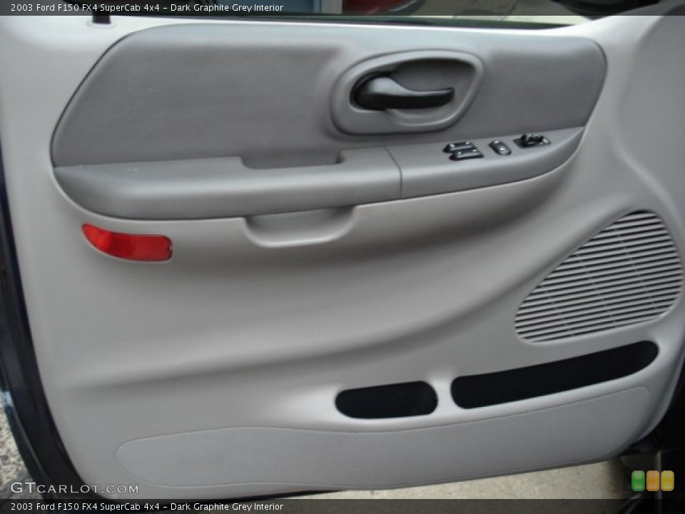 Dark Graphite Grey Interior Door Panel for the 2003 Ford F150 FX4 SuperCab 4x4 #54247994