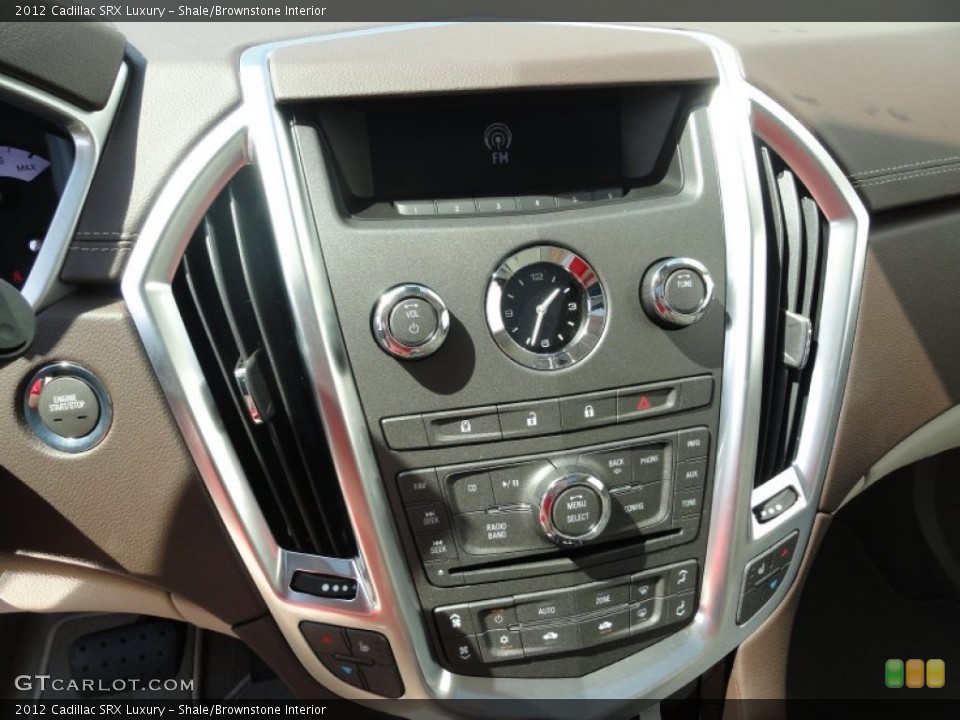 Shale/Brownstone Interior Controls for the 2012 Cadillac SRX Luxury #54249939
