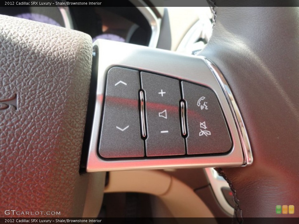 Shale/Brownstone Interior Controls for the 2012 Cadillac SRX Luxury #54249965