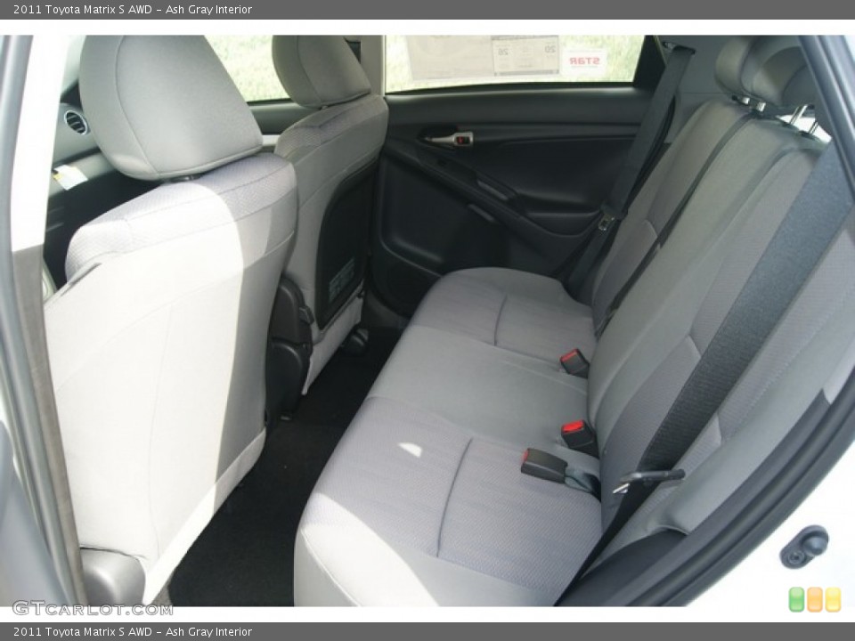 Ash Gray 2011 Toyota Matrix Interiors