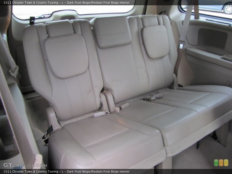 Dark Frost Beige/Medium Frost Beige Interior Rear Seat for the 2011 Chrysler Town & Country Touring - L #54250361