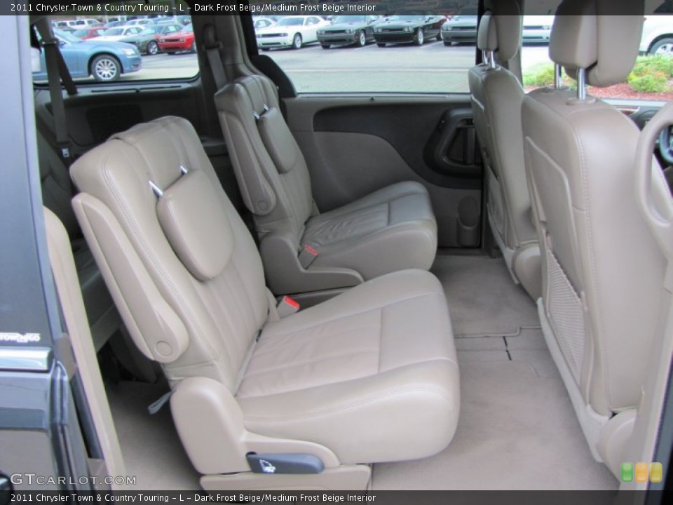 Dark Frost Beige/Medium Frost Beige Interior Rear Seat for the 2011 Chrysler Town & Country Touring - L #54250370