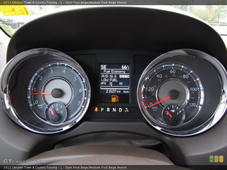 Dark Frost Beige/Medium Frost Beige Interior Gauges for the 2011 Chrysler Town & Country Touring - L #54250435