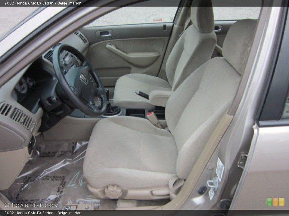 Beige Interior Photo for the 2002 Honda Civic EX Sedan #54250932
