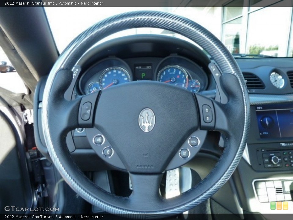 Nero Interior Steering Wheel for the 2012 Maserati GranTurismo S Automatic #54255209