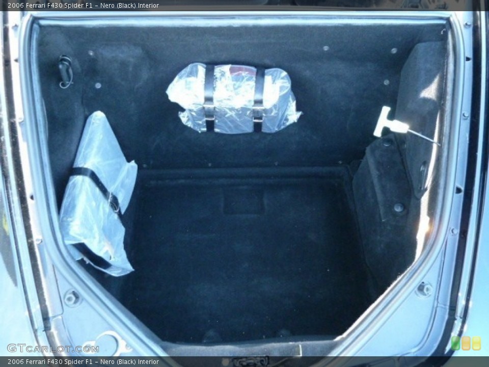 Nero (Black) Interior Trunk for the 2006 Ferrari F430 Spider F1 #54255275