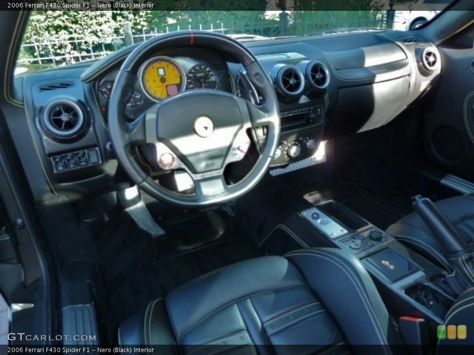 Nero (Black) Interior Dashboard for the 2006 Ferrari F430 Spider F1 #54255290