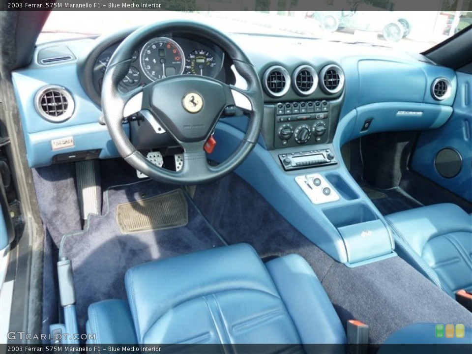 Blue Medio Interior Prime Interior for the 2003 Ferrari 575M Maranello F1 #54255383
