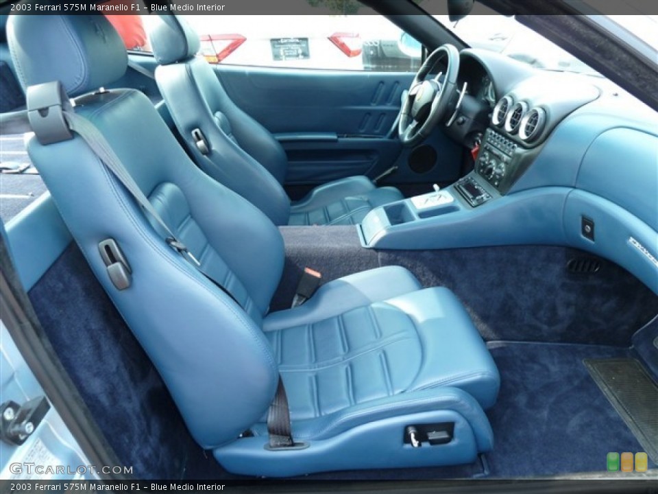 Blue Medio Interior Photo for the 2003 Ferrari 575M Maranello F1 #54255410