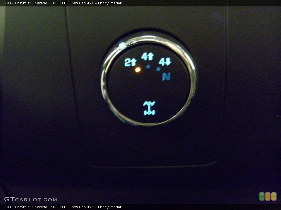 Ebony Interior Controls for the 2012 Chevrolet Silverado 2500HD LT Crew Cab 4x4 #54258965