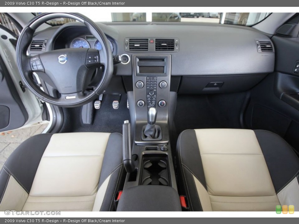 R-Design Off Black/Cream Interior Photo for the 2009 Volvo C30 T5 R-Design #54258995