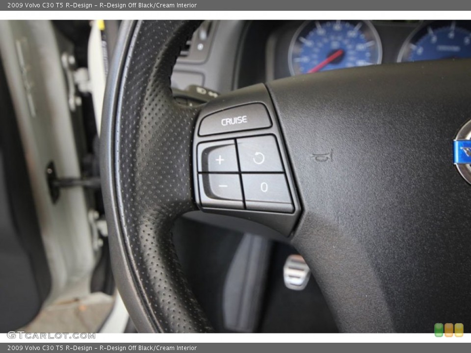 R-Design Off Black/Cream Interior Controls for the 2009 Volvo C30 T5 R-Design #54259064
