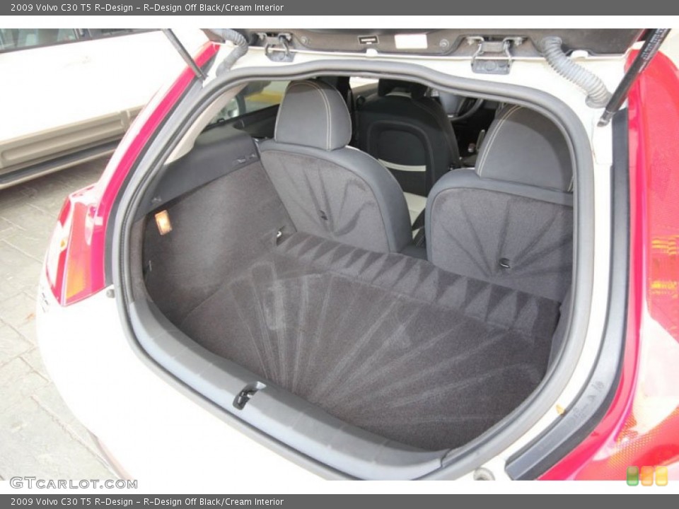 R-Design Off Black/Cream Interior Trunk for the 2009 Volvo C30 T5 R-Design #54259084