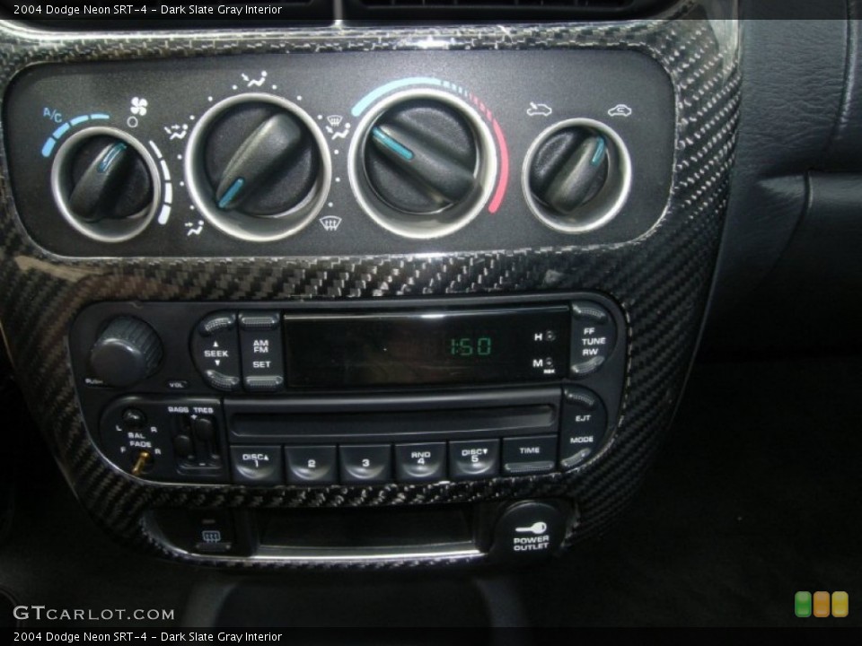 Dark Slate Gray Interior Controls for the 2004 Dodge Neon SRT-4 #54260840
