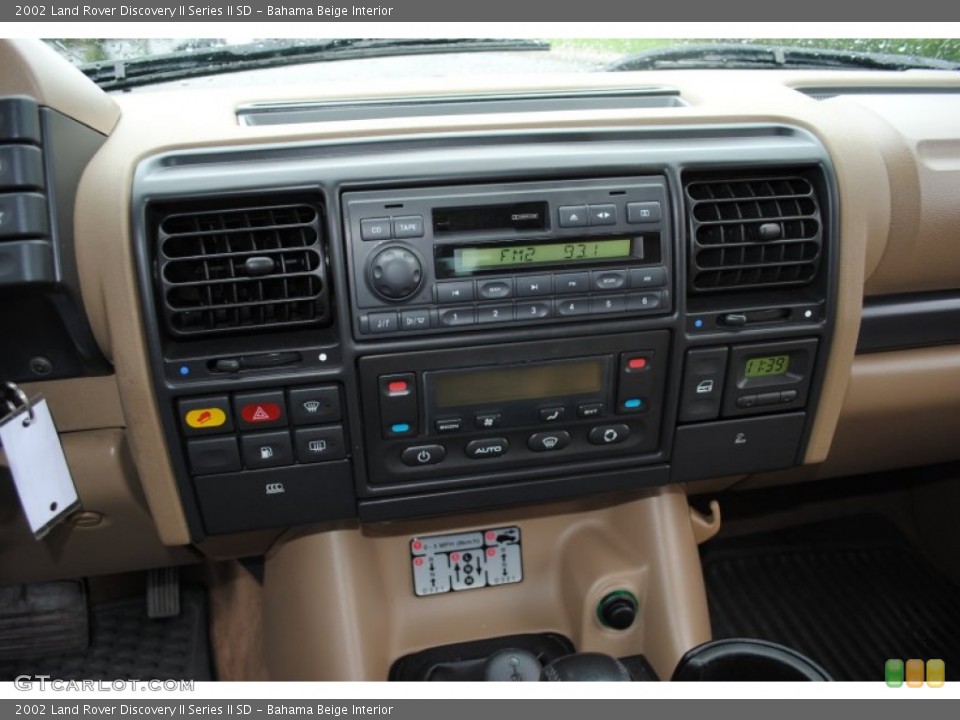 Bahama Beige Interior Controls for the 2002 Land Rover Discovery II Series II SD #54261959