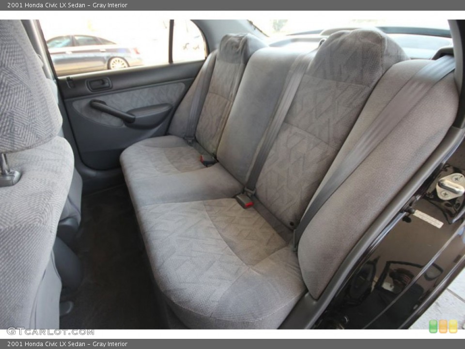 Gray Interior Photo for the 2001 Honda Civic LX Sedan #54262496