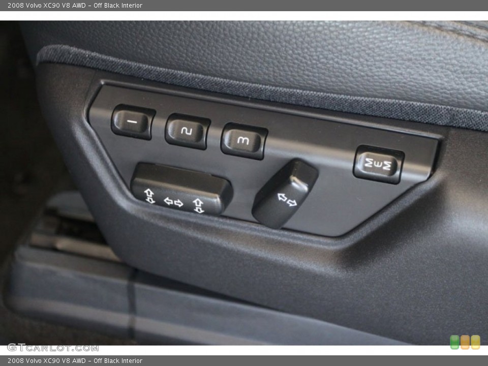 Off Black Interior Controls for the 2008 Volvo XC90 V8 AWD #54265784