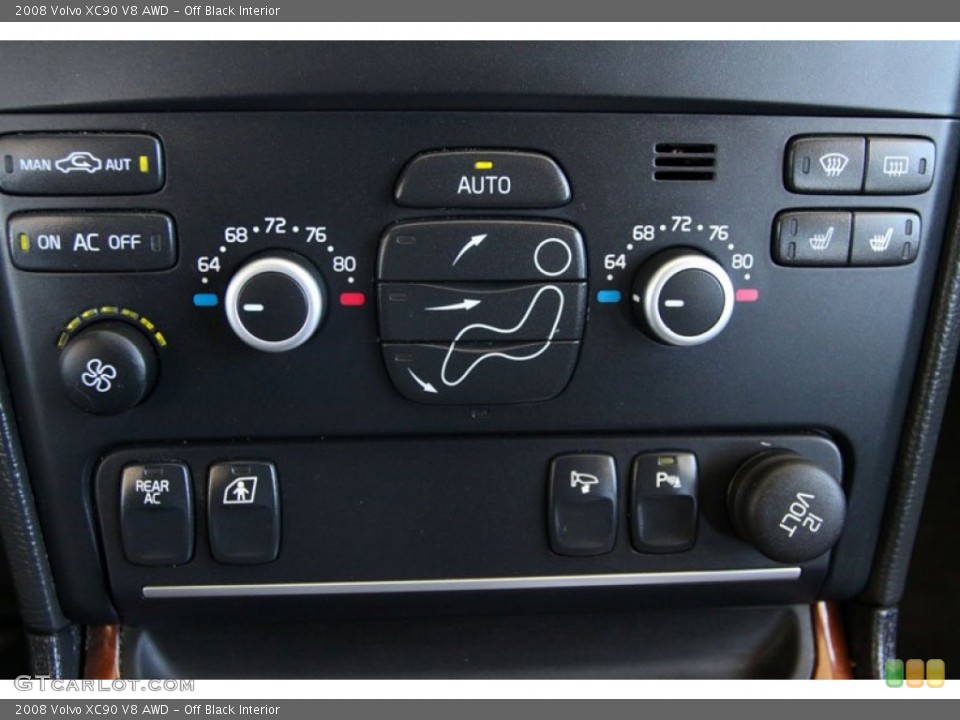 Off Black Interior Controls for the 2008 Volvo XC90 V8 AWD #54265802