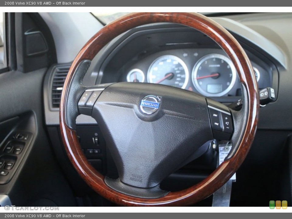 Off Black Interior Steering Wheel for the 2008 Volvo XC90 V8 AWD #54265868