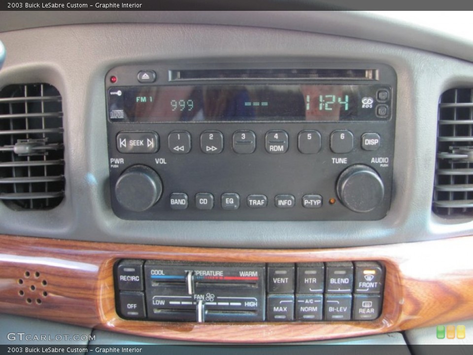 Graphite Interior Audio System for the 2003 Buick LeSabre Custom #54266024