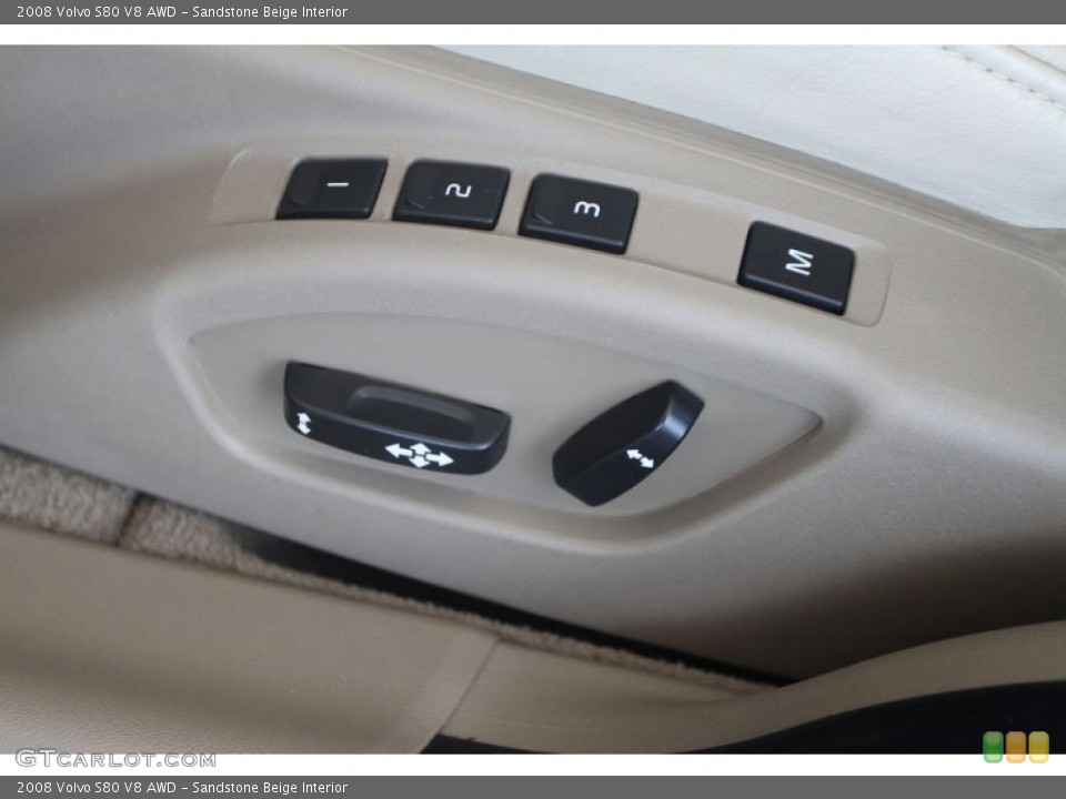 Sandstone Beige Interior Controls for the 2008 Volvo S80 V8 AWD #54266714